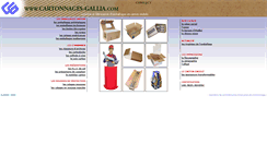 Desktop Screenshot of cartonnages-gallia.fr